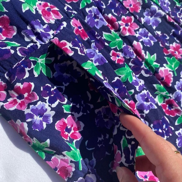 Vintage Karin Stevens Floral Dress - Picture 6 of 8